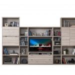 bibliotheque modulable meuble tv