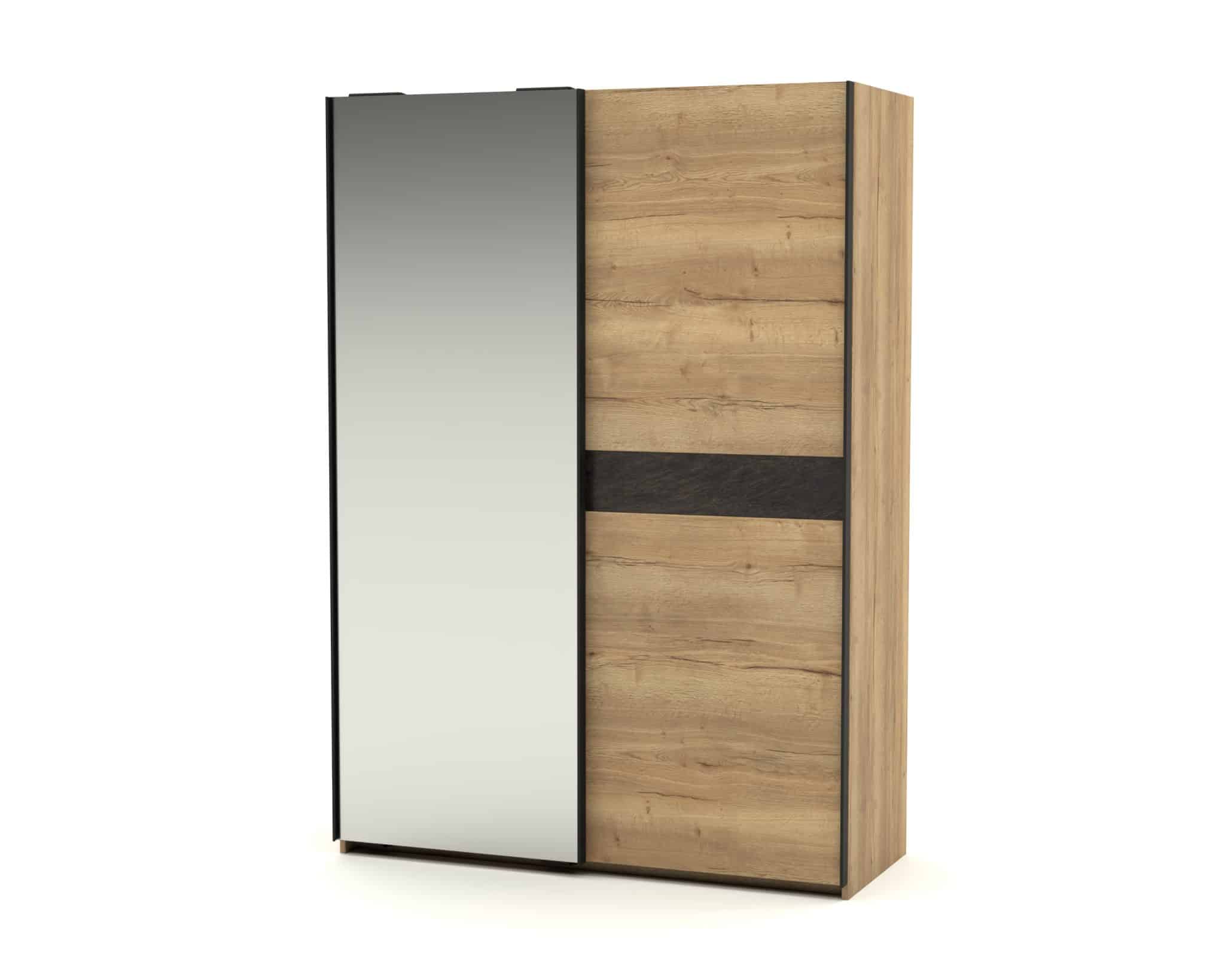 Armoire Cortina 2 portes mixtes coulissantes