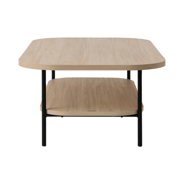 Table basse décor bois pieds métal Mila – Image 3
