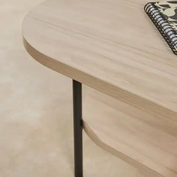 Table basse décor bois pieds métal Mila – Image 4
