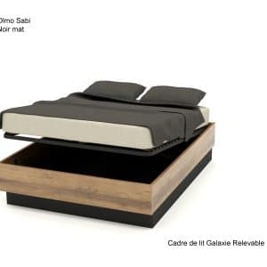 Cadre de lit Galaxie Relevable avec sommier à lattes