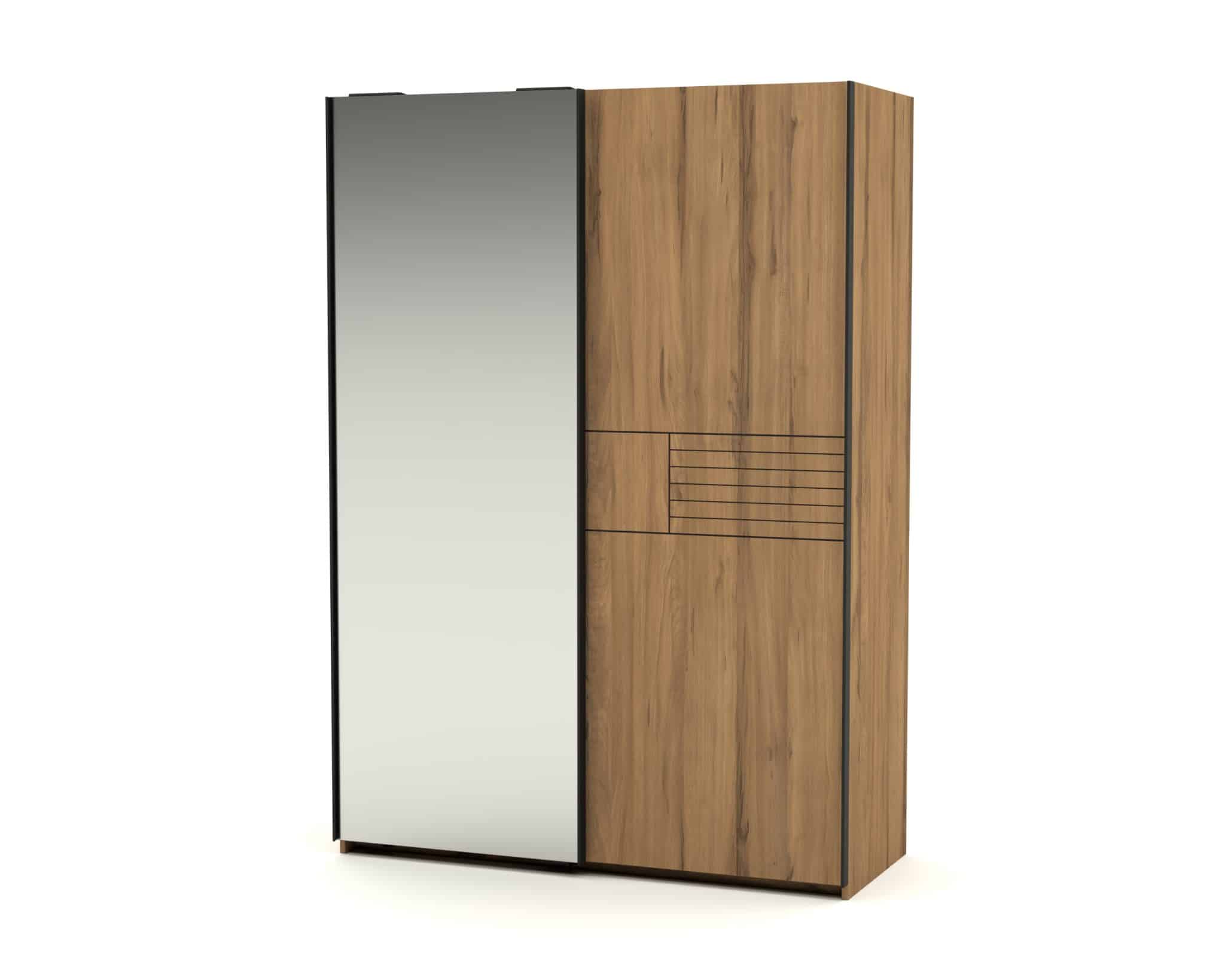 Armoire Denver 2 portes mixtes coulissantes – Image 2