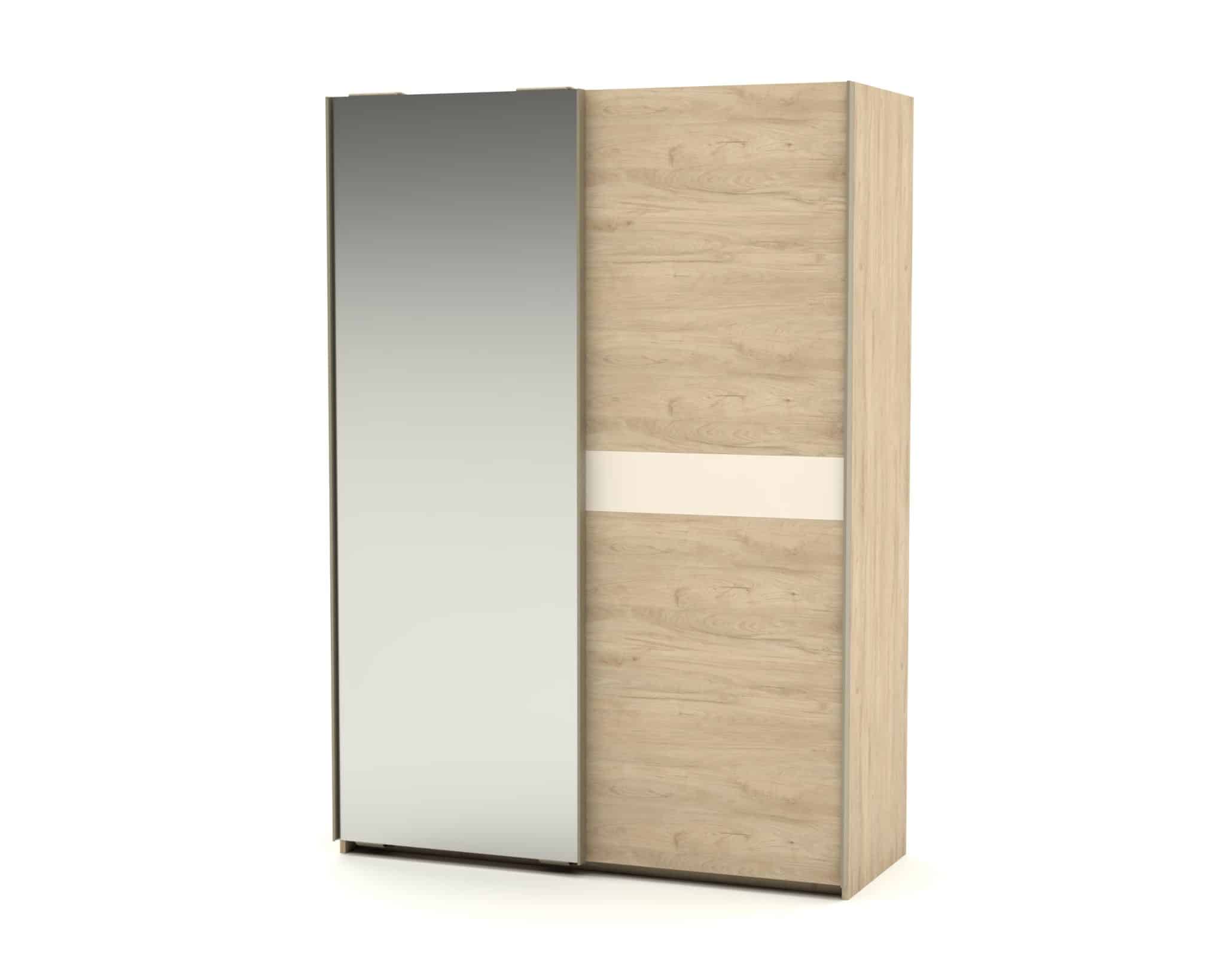 Armoire Luba 2 portes mixtes coulissantes – Image 2