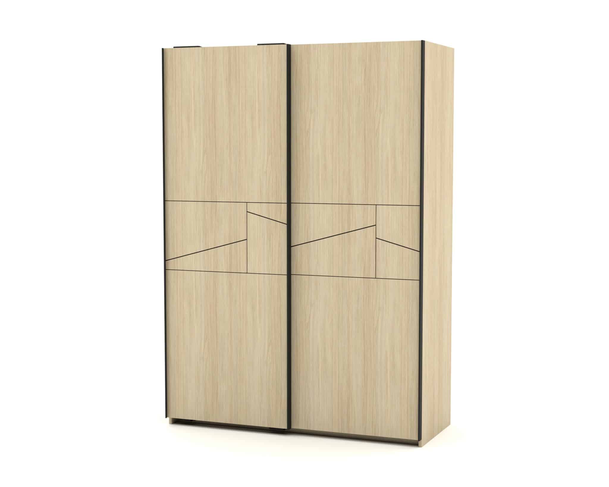 Armoire Niagara 2 portes pleines coulissantes